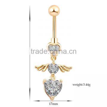 Indian Style Latest Body Jewelry Fake Belly Ring