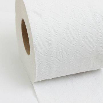 White 100% Virgin Pulp Wood Pulp Toilet Tissue Paper Hygienic