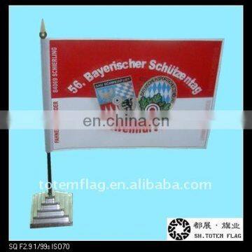 Table Flag With Plastic Stand