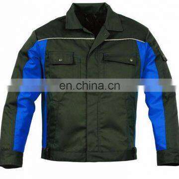 Hot sale polycotton bule color good quality work jacket