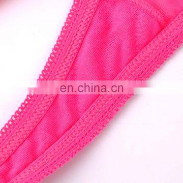 2015 Latest Young Sweet Girl Breathable Lace g String Pics photo-4