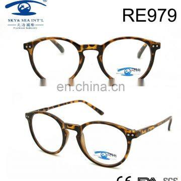 2017best sale popular wholesale leopard print PC reading glasses