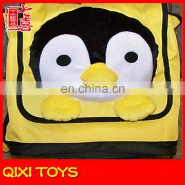 Children Plush Penguin Backpack