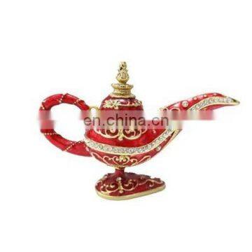 Pewter alloy aladdin god lamp for home decoration