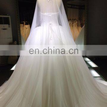 1A004cx Luxury Appliqued Heavy Beaded Ornament Floor-lenght With Long Tail Off Shoulder Sweetheart Wedding Dress 2016 photo-3