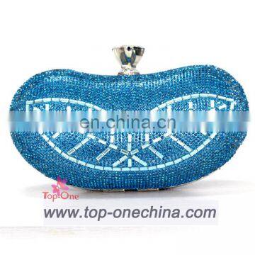 Fashion purse /crystal evening handbag/rehinestone evening clutch bag