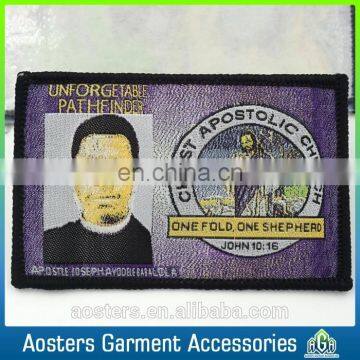 Customize High Quality Overlock Woven Badge for Clothing photo-5