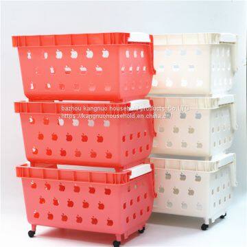 Средний перфорированный грубый и прочный контейнер для штабелирования и хранения photo-2