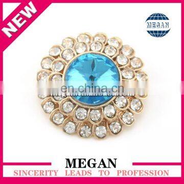 Luxury vision bulk crystal rhinestones buttons for bows