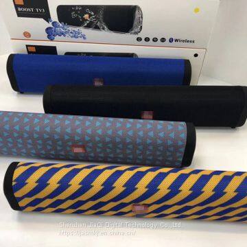 TV3 creative cloth art high-end wireless bluetooth speaker with a super low sound cannon card bluetooth long bar sound