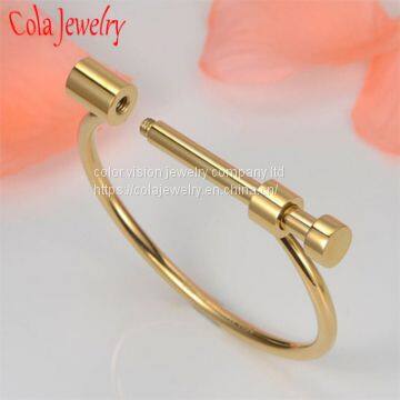 High-End Stainless Steel Jewelry Bracelet Open Bangle photo-2