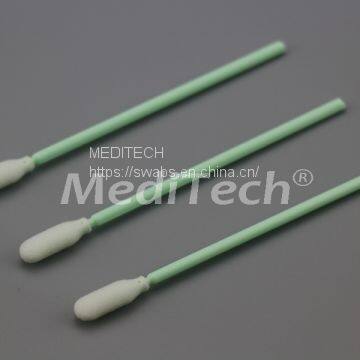 FLEXIBLE TIP FOAM SWAB WITH PLASTIC HANDLE FS746