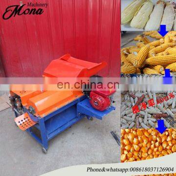 two function corn peeler and thresher machine Automatic agricultural machinery corn peeler