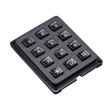 3x4 Safe Key and Natural Silicone Electroconductive Rubber Keypad photo-5