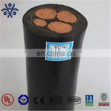 Rubber sheath Mining Power Flexible Copper underground Cable For Mining cable