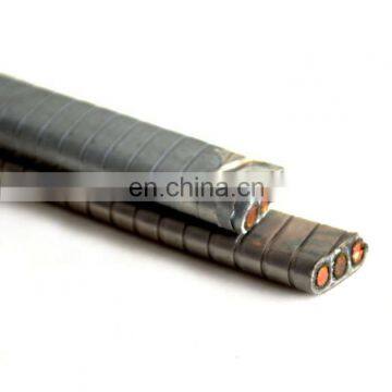 QYPN Flat ESP Power Cable, 3 Core Submersible Pump Cable High Temperature And Oil Resistance Cable