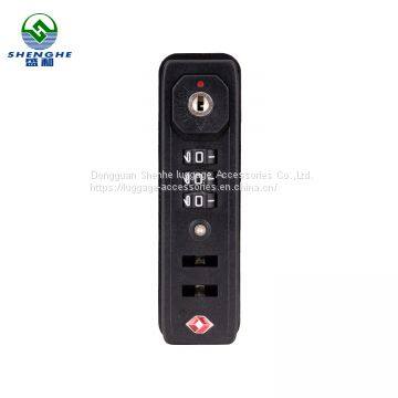 Safety cheap suitcase accessories 3 digital luggage zipper lock