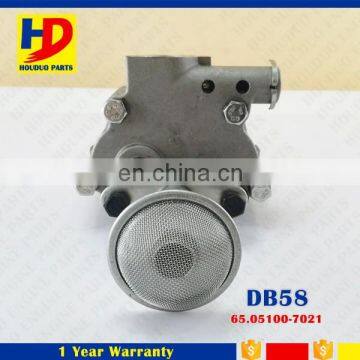 DB58 DB58T Diesel Engine Oil Pump For Daewoo OEM 65.05101-7025 65.05100-7021 photo-4
