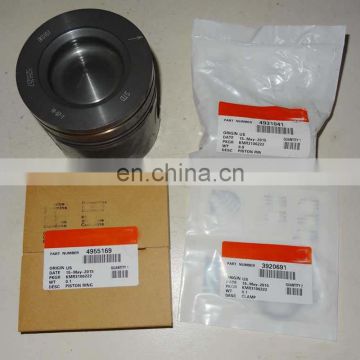 genuine marine Engine piston kit 4955337 5257639 4376349 QSB6.7 Piston kit