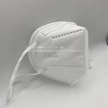 Aldult Earloop Protective Non-Woven Disposable N95 Mouth Mask Filter 3 Ply