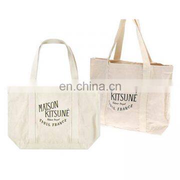 fashion women friendly cotton canvas tote bag small plain white cotton canvas tote shopping bag