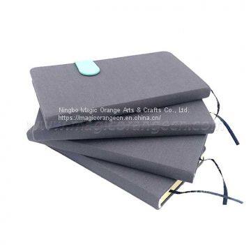BK2002 Notebook Dairy Cotton Cover With PU Buckle photo-2