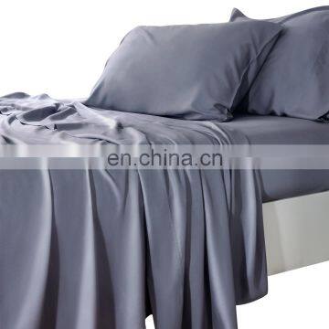 Korean Customized White Twin Size Bedding Blankets 100% Bamboo Bed Sheets Complet For Adults photo-7