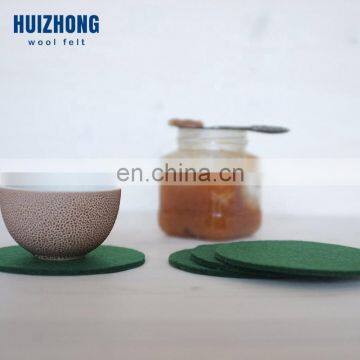 laser shaped  felt coaster for autumnal decoration, cup coaster