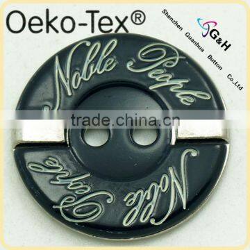 2015 new style 2 hole sewing alloy button