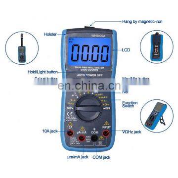 Frankever Lcd Display Digital Auto Ranging Digital Multimeter With 600a Current Testing Clamp photo-3