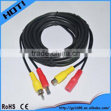 Rear View Safety RCA Power Cable with Female DC Power Connector