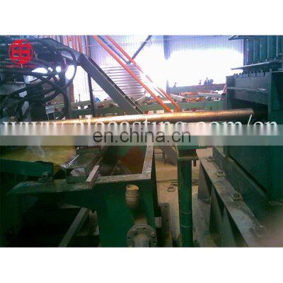 Copper brass bronze wire rod sheet horizontal continuous casting machine