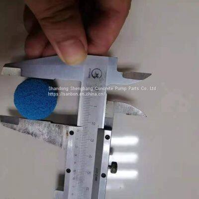 15mm sponge rubber ball for tube pipe cleaning Best density condenser tube cleaning ball
