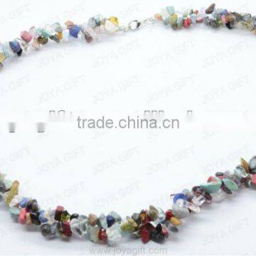 Assorted Chip Gemstone Necklace