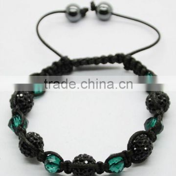 2012 Joya shambhala Ball With Crystal Beads bracelet