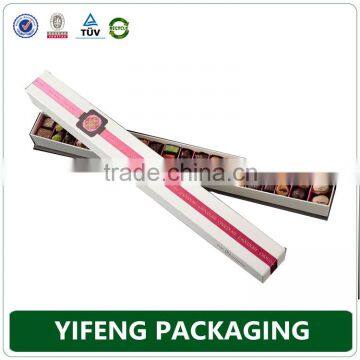 2015 Food Grade Square Christmas Gift Chocolate Packaging Box Design With Tray photo-2