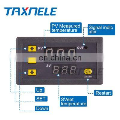 W3230 DC 12V 24V 110V-220V AC Digital Temperature Controller LED Display Thermostat With Heating Cooling Control Instrument photo-2