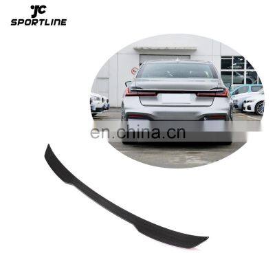 JCSportline Carbon Fiber G11 G12 Deck Lid Spoiler for BMW 7 Series G11 G12 Sedan 4-Door 2016-2021