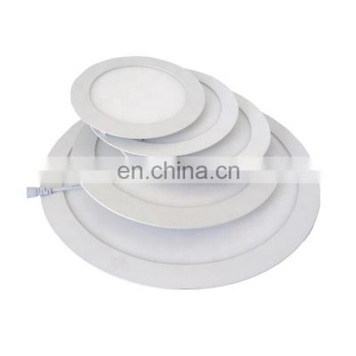 Round Recessed Led Panel Light Ceiling Downlight Wholesale Price Modern No Flickering Ultra Slim 3w 4w 6w 9w 12w 18w 24w OEM