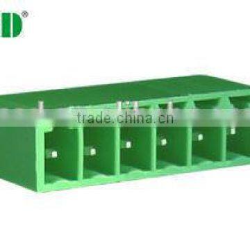 termin Block Header Male Sockets Pitch : 3.81mm 300V 8A 2P-22P Pluggable Terminal Blocks , Plug-in Terminal Blocks