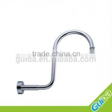 ROUND GOOSENECK CHROME SHOWER ARM, SOLID BRASS CONSTRUCTED