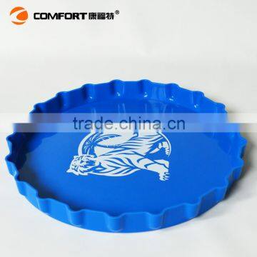 Custom Printed Round Bar Serving Tray photo-2