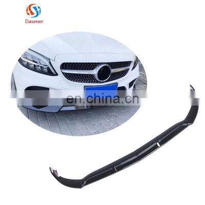 Honghang Manufacture Car Front Lip Front Chin Lips, Glossy Colour Bumper Lip Spoiler For W206 Sport C180 C200 C300 2019 2020