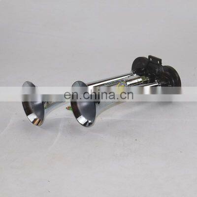 Super Loud Air Horn Dual Trumpet Truck 12V24V Train Truck Car Kit Compressor 150Db photo-4