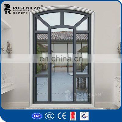 Rogenilan 108# Mirror Reflective One Way Glass Aluminum Window and Door