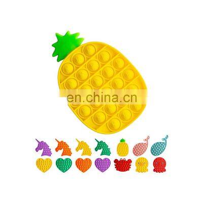 New Arrival Ice Cream Stress Pure Compression Kids Fidget Large Gradient Silicone Bubble Autism Bubble Pop Toy photo-2