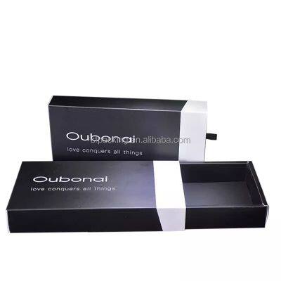 white cardboard packaging custom paper boxes with drawer