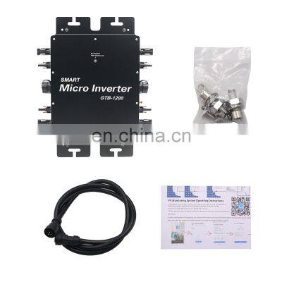 GTB-1200 Output Power 1200W Grid Tie Inverter Solar Grid Tie Micro Inverter For Solar Panel