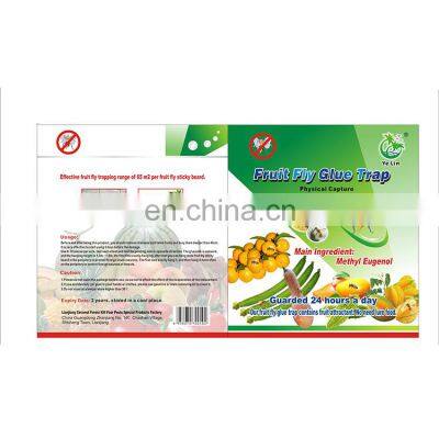 Fruit Fly Melon Fly Pheromone Glue Trap Paper Insect Sticky Board Pheromones Cards photo-2