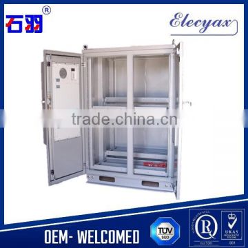 Telecom battery cabinet SK-419/outdoor battery enclosure with 2 doors and heat exchanger/IP55 waterproof